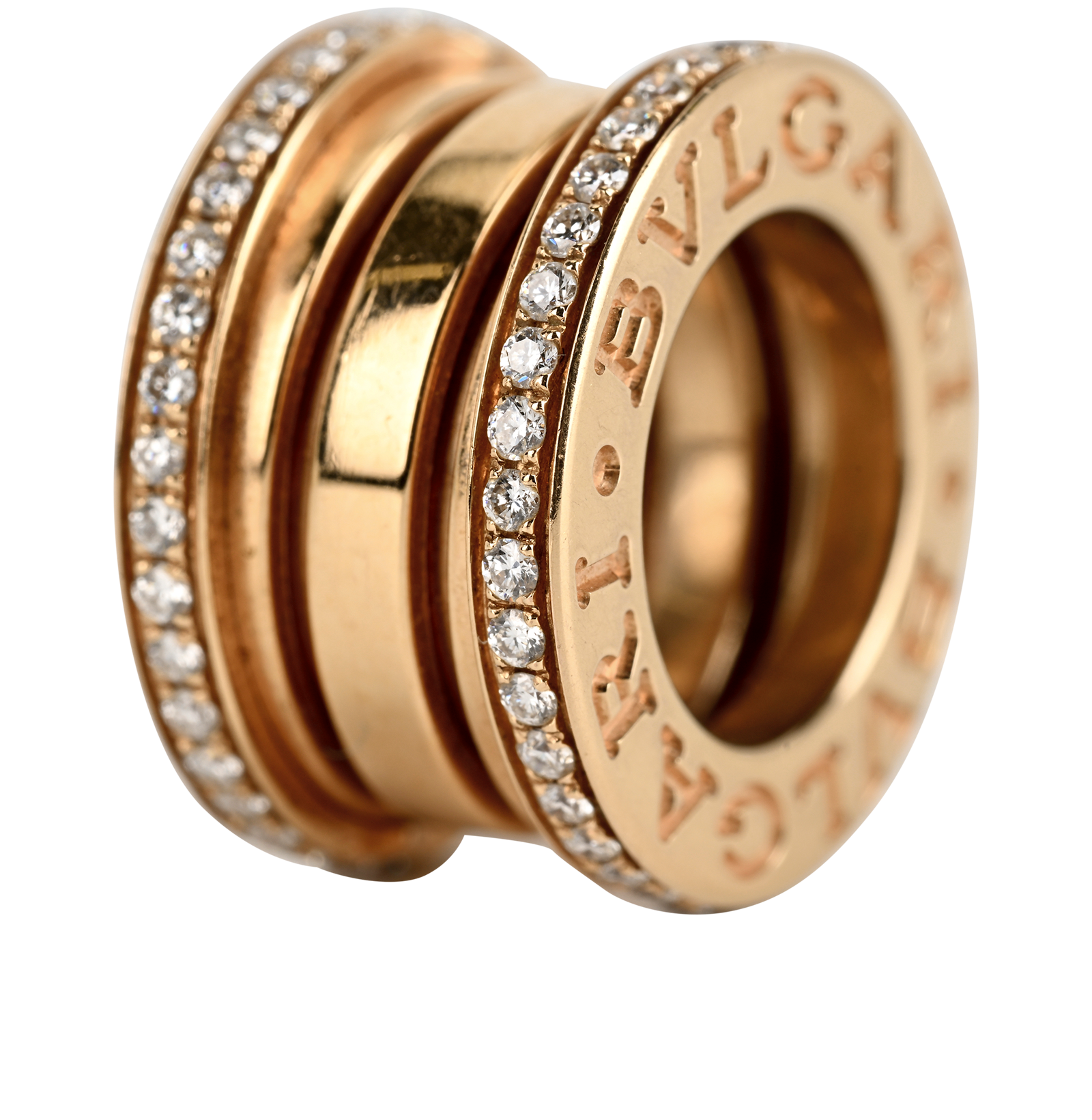 Bulgari B.zero1 Pendant, &pound;3,100, Jewellery, Rose Gold, Rose Gold, Other view