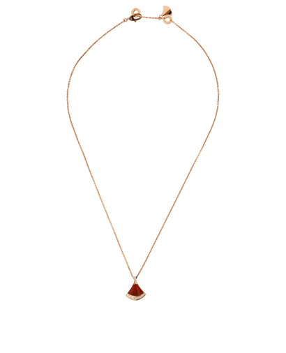 Bulgari Diva's Dream Carnelian Necklace, £2,200, Jewellery, Rose Gold, Rose Gold, Front view