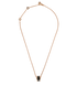 Bulgari B.zero1 Necklace, &pound;1,800, Jewellery, Black/Rose Gold, Enamel Coated Ceramic/Rose Gold, Front view