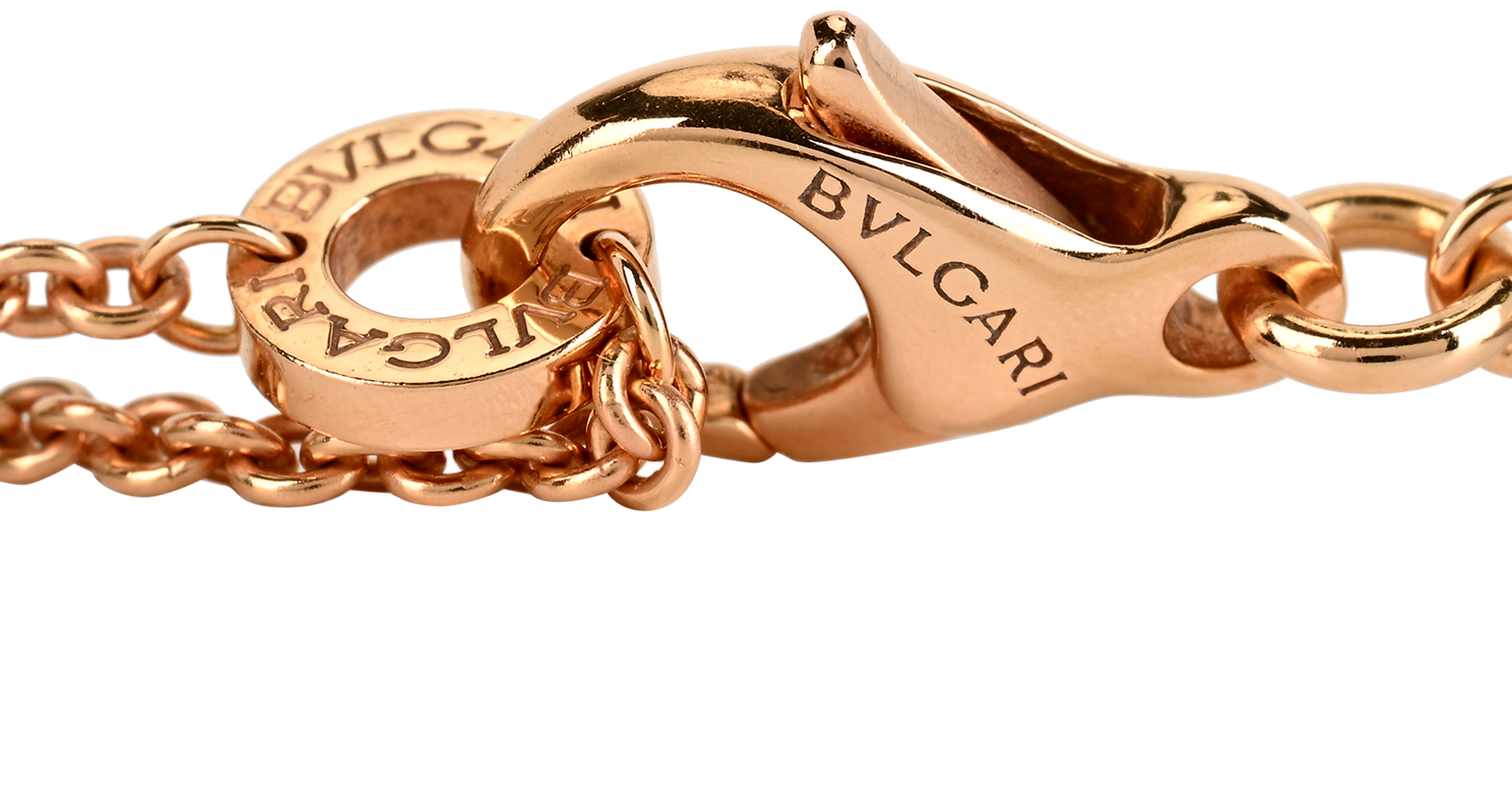 Bulgari B.zero1 Necklace, &pound;1,800, Jewellery, Black/Rose Gold, Enamel Coated Ceramic/Rose Gold, Other view