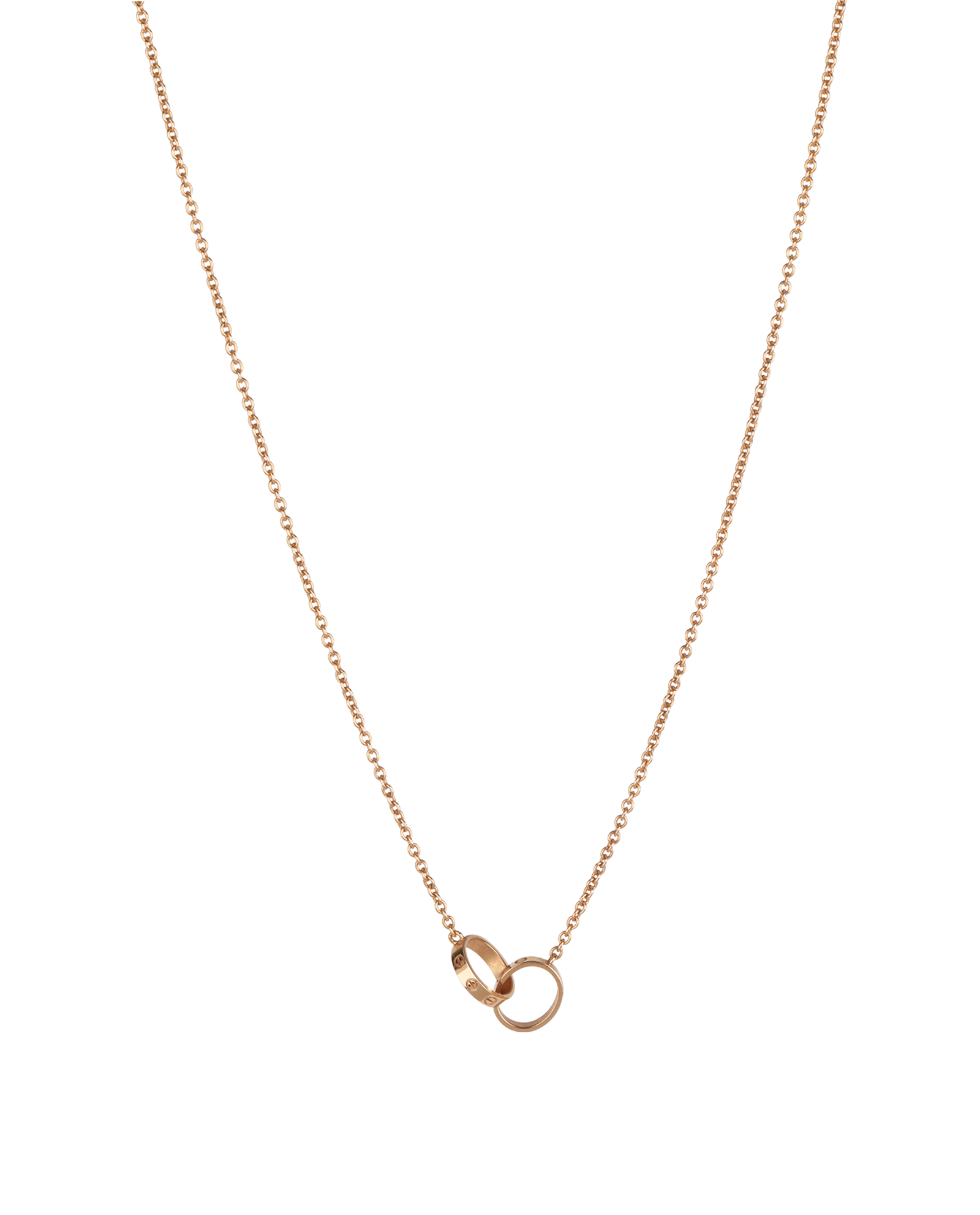 Cartier Love Necklace, &pound;1,200, Jewellery, Rose Gold, Rose Gold, Other view