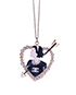 Chanel Coco Heart Arrow Pendant Necklace, other view