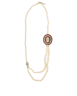 Chanel 14A Metiers d'Art Paris-Dallas Peal Necklace