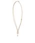 Chanel CC Crystal Pearl Drop (Fall 2018) Necklace, front view