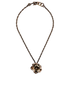 Chanel 99P CC Camellia Bead Necklace, &pound;430, Jewellery, Bronze, Brass, Front view