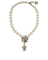 Chanel Pearl Flower Pot Necklace, back view