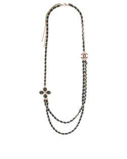 Chanel A13 A Intertwined Chain CC Long Necklace