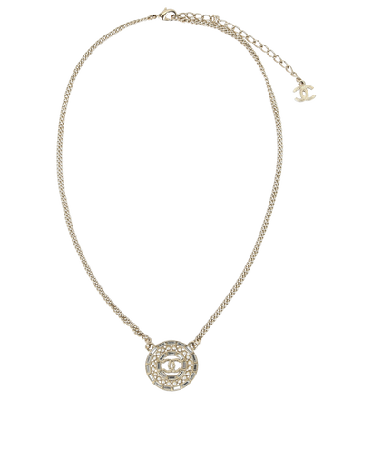 Chanel CC Medallion Necklace, front view