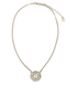 Chanel CC Medallion Necklace, front view