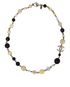 Chanel CC Beaded Pearl Necklace, £350, Front view