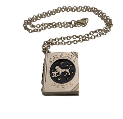 Chanel 2022 Book Locket Necklace, front view