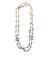 Chanel Crystal Pearl CC Long Necklace, front view