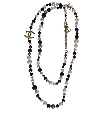 Chanel Pearl Long Necklace, front view