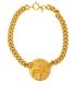 Chanel Medallion Lion Choker, back view