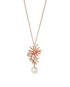 Chanel B12A Pearl Starburst Pendant, other view