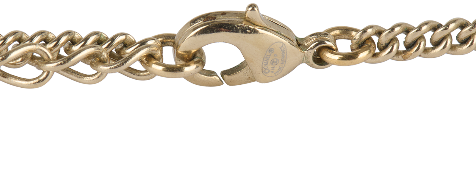 Chanel Round Pendant Necklace, &pound;375, Jewellery, Beige, Brass, Other view