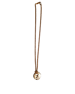 Chanel Vintage CC Medallion Necklace,Gold Tone,98CCP,B,3