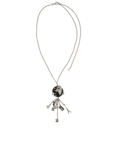 Chanel Globe Pendant Necklace, front view