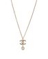 Chanel CC Faux Pearl Necklace, other view