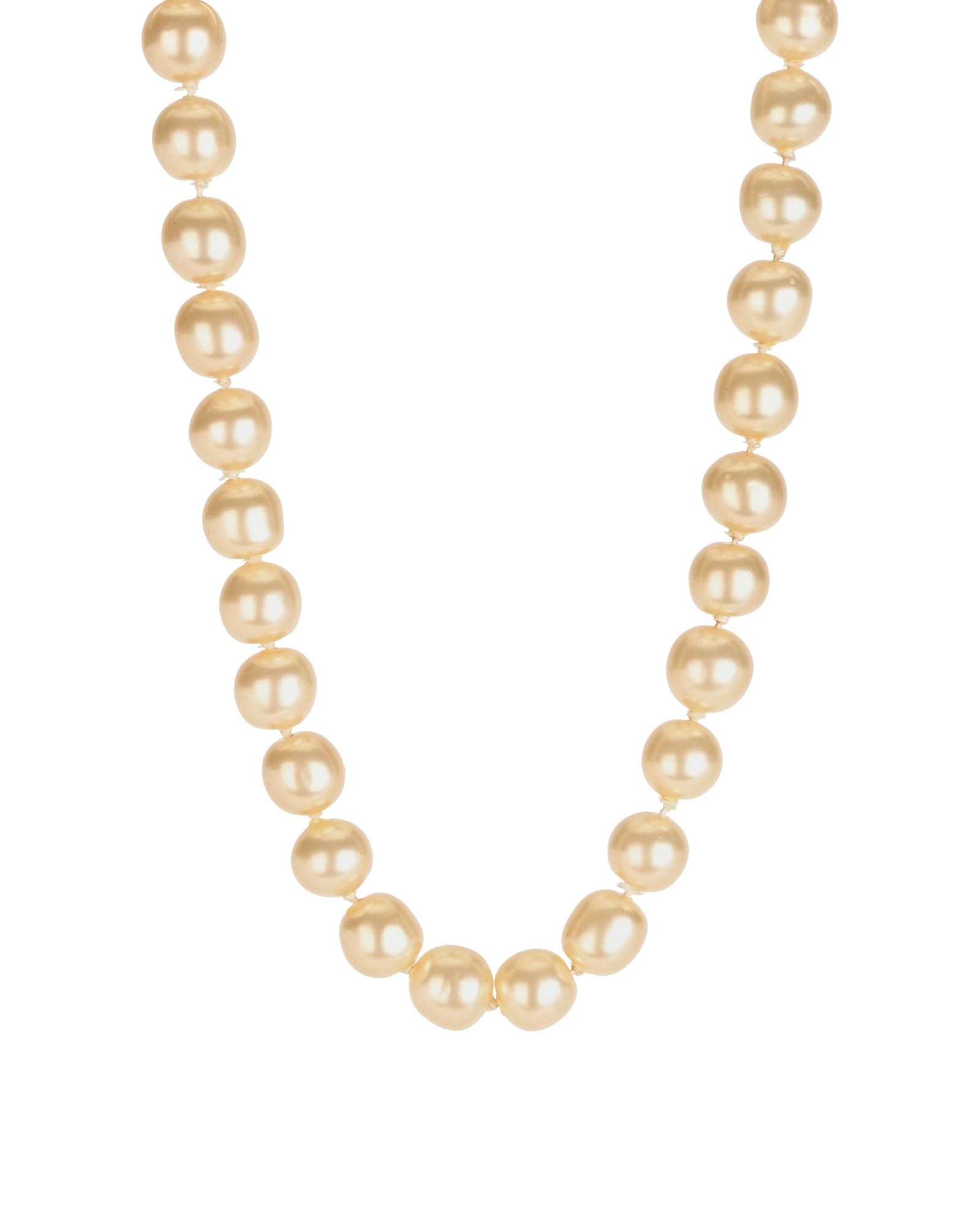 Chanel 96P CC Turnlock Necklace, &pound;1,195, Jewellery, Gold, Brass/Pearl, Other view