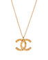 Chanel B21V CC Pendant Necklace, £495, Jewellery, Gold, Brass, Other view