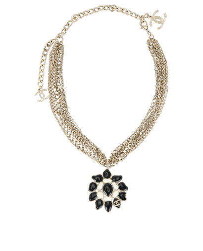 Chanel B15C Flower Layered Necklace, front view
