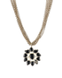 Chanel B15C Flower Layered Necklace, other view