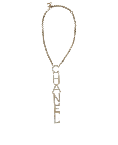 Chanel B19 S Logo Necklace, front view