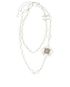 Chanel B14 S Pearls Long Necklace, front view