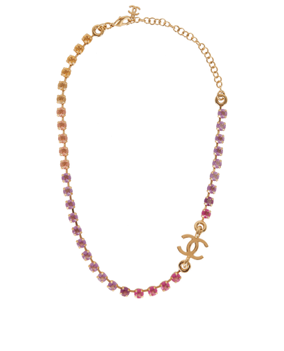 Chanel A24C CC Rainbow Necklace, front view