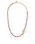 Chanel A24C CC Rainbow Necklace, front view