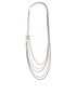 Chanel B17V CC Multi-Chain Necklace, front view