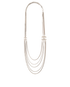 Chanel B17V CC Multi-Chain Necklace, back view
