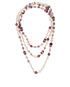 Chanel Long CC Beaded Necklace, front view