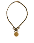 Chanel Medallion Ribbon Necklace, back view
