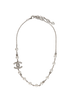 Chanel 24S CC Short Pearl Necklace, front view