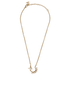 Chanel B21A Logo Necklace, front view
