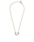 Chanel B21A Logo Necklace, back view