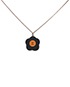 Chanel Flower Logo Necklace, back view