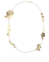 Chanel 08A Floral Long Necklace, back view