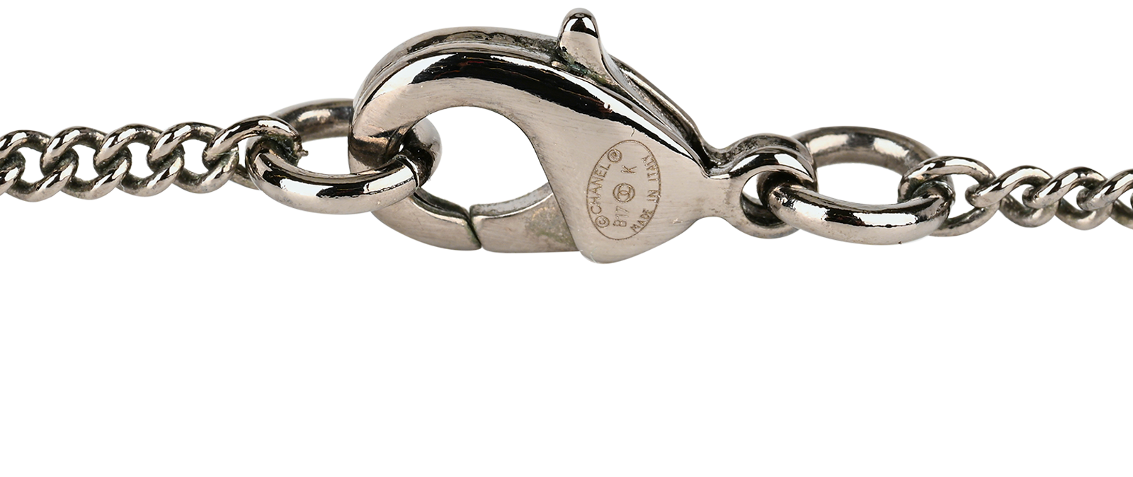 Chanel B17K CC Moon Necklace, &pound;650, Jewellery, Silver, Brass, Other view