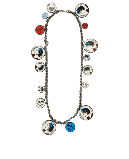 Chanel 03P Mademoiselle Pendants Necklace, front view