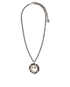 Chanel B16K CC Logo Crystals Necklace, front view