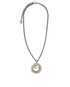 Chanel B16K CC Logo Crystals Necklace, back view