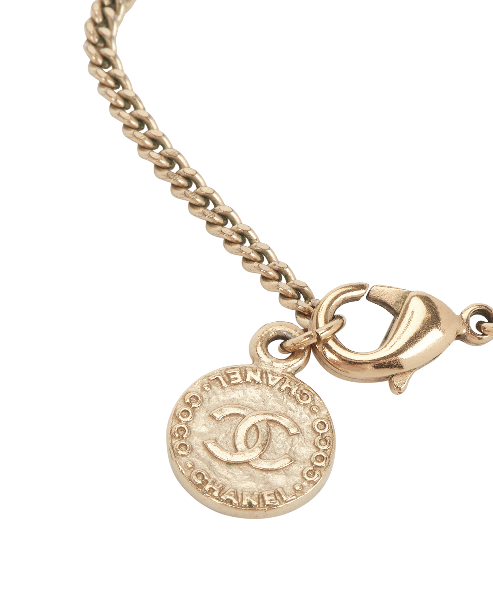 Chanel CC Crystal Necklace, &pound;350, Jewellery, Gold, Brass, Other view