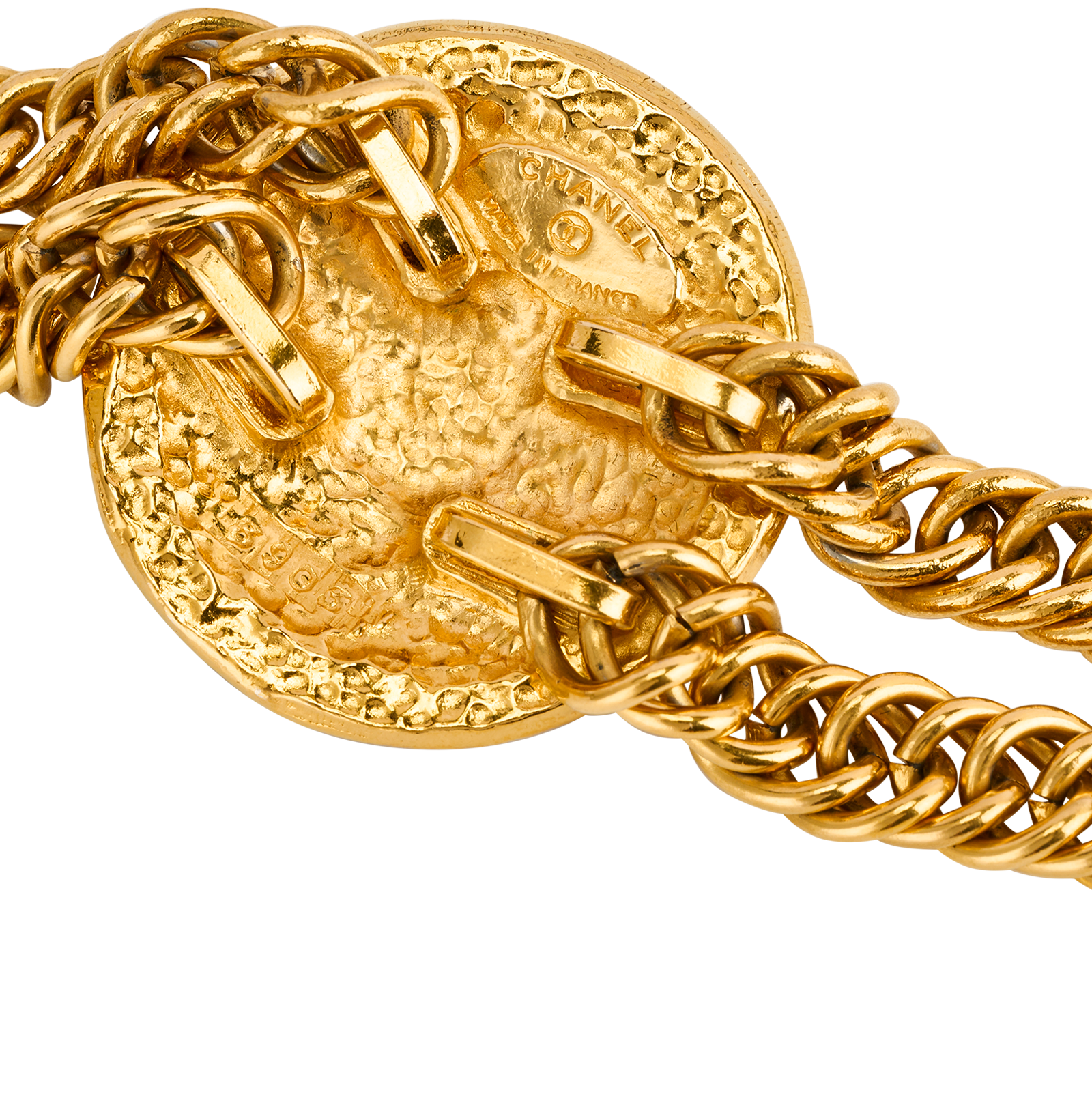 Chanel Medallion Chain Choker, &pound;695, Jewellery, Gold, Brass, Other view