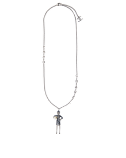 Chanel Coco Charm 2012 Necklace, Brass, Grey, DB, 3*