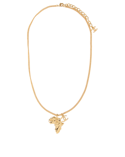 Chanel Pendant Necklace, Brass, Gold, B/DB, 3*