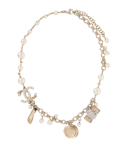 Chanel Charm Pearl Necklace