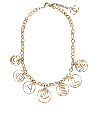 Chanel Letter Necklace B17, front view